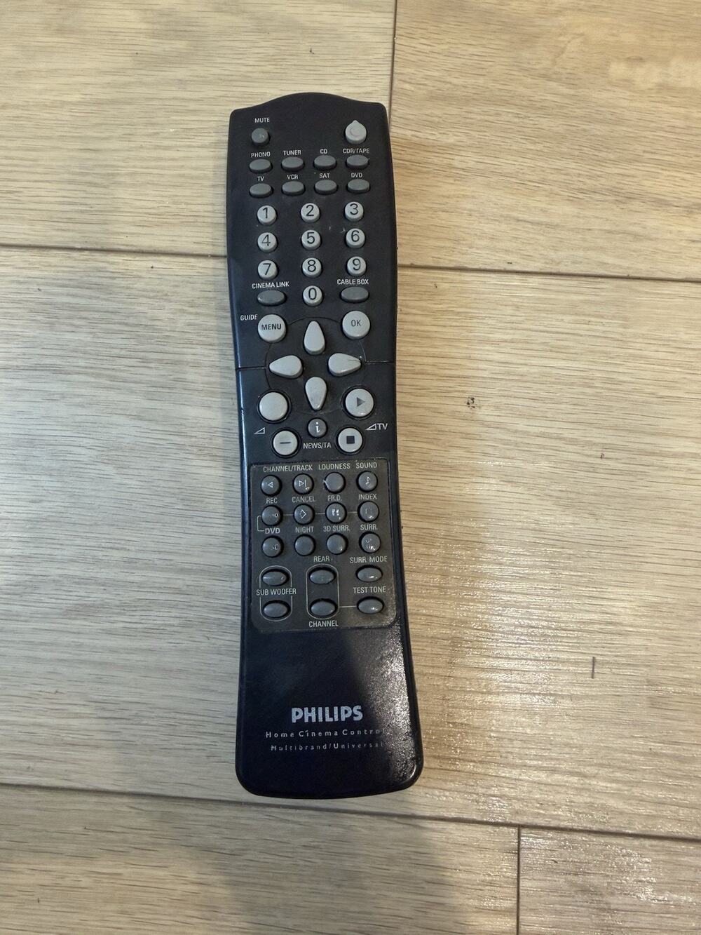 PHILIPS 3104-219-03770 Home Cinema Control Multibrand Universal Remote Tested